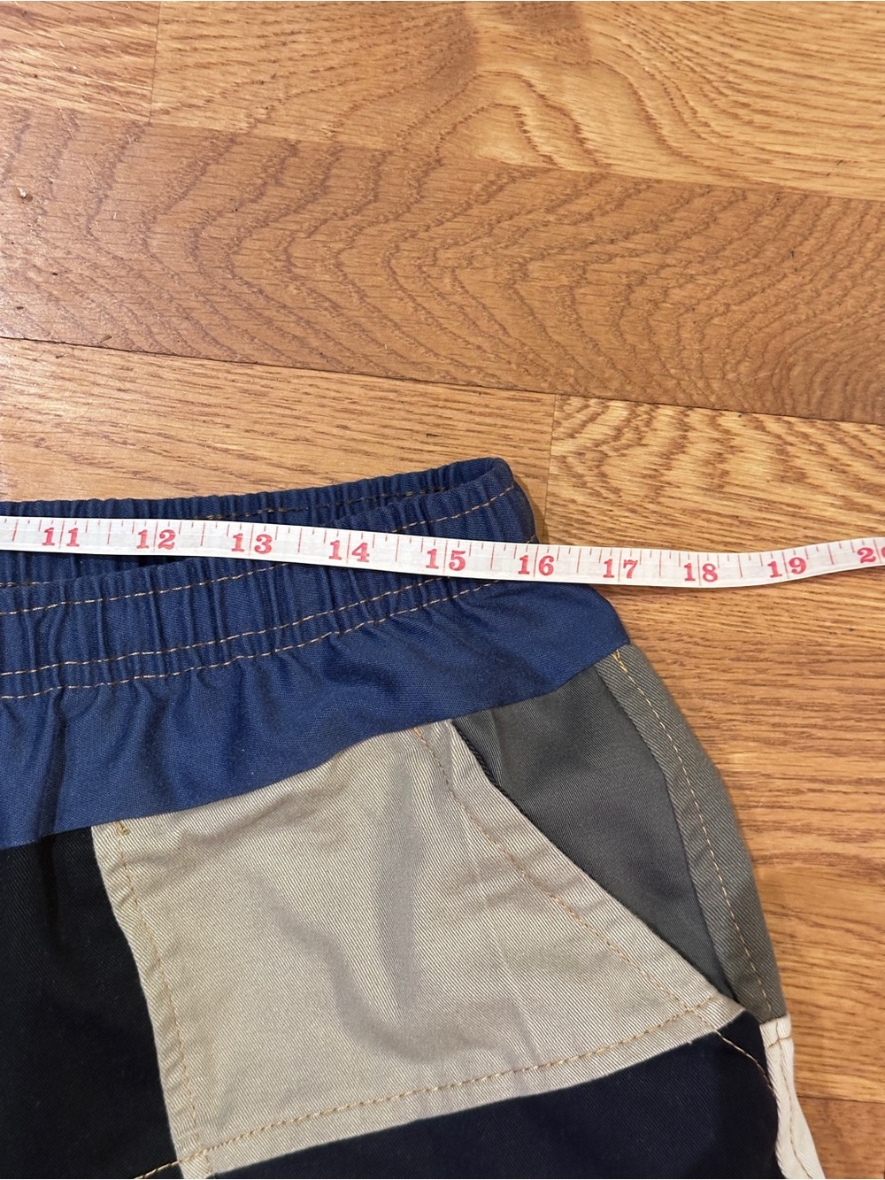 Handmade patchwork shorts - Picture 4 of 5